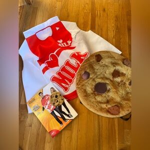 Milk Costume Set with Cookie Prop